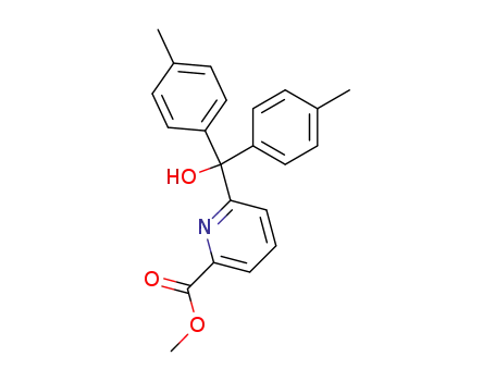 2-Pyridinecarboxylic acid, 6-[hydroxybis(4-methylphenyl)methyl]-, methyl
ester