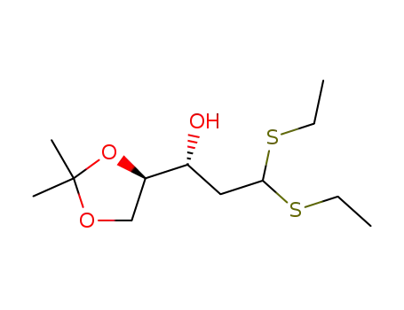 2-deoxy-4,5-O-isopropylidene-D-threo-pentose diethyl dithioacetal