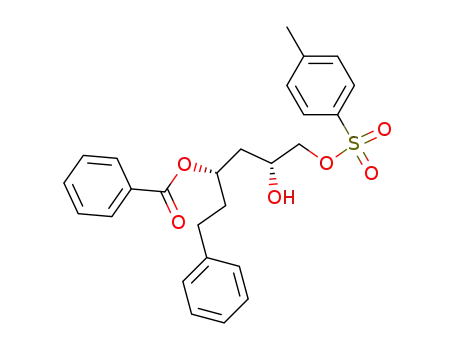 Benzoic acid (1S,3R)-3-hydroxy-1-phenethyl-4-(toluene-4-sulfonyloxy)-butyl ester