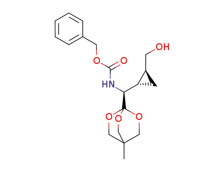 [(S)-((1S,2S)-2-Hydroxymethyl-cyclopropyl)-(4-methyl-2,6,7-trioxa-bicyclo[2.2.2]oct-1-yl)-methyl]-carbamic acid benzyl ester
