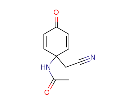 Acetamide,  N-[1-(cyanomethyl)-4-oxo-2,5-cyclohexadien-1-yl]-