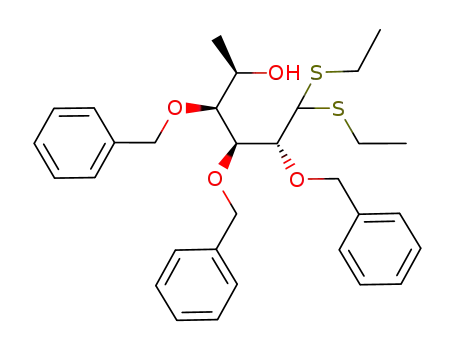 2,3,4-tri-O-benzyl-6-deoxy-D-galactose diethyl dithioacetal