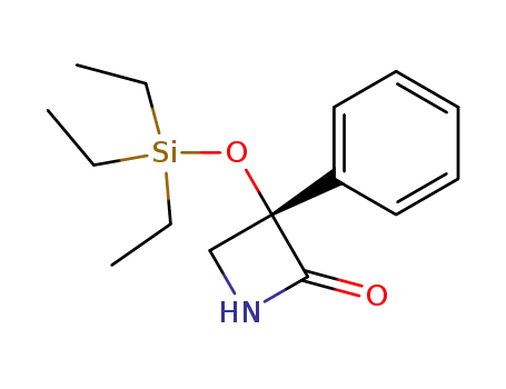 (S)-(-)-3-phenyl-3-triethylsilyloxyazetidin-2-one