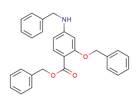 benzyl 4-(benzylamino)-2-(benzyloxy)benzoate