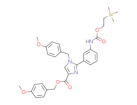 1-(4-methoxybenzyl)-2-[3-(2-trimethylsilanylethoxycarbonylamino)phenyl]-1H-imidazole-4-carboxylic acid 4-methoxybenzyl ester
