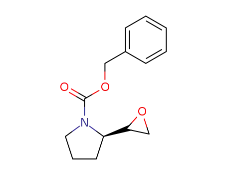 (2R)-phenylmethyl 2-(oxiran-2-yl)pyrrolidine-1-carboxylate