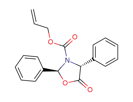 allyl (2S,4R)-5-oxo-2,4-diphenyl-1,3-oxazolidine-3-carboxylate