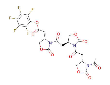 [(S)-3-(2-{(S)-3-[2-((S)-3-Acetyl-2-oxo-oxazolidin-4-yl)-acetyl]-2-oxo-oxazolidin-4-yl}-acetyl)-2-oxo-oxazolidin-4-yl]-acetic acid pentafluorophenyl ester