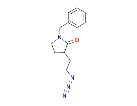 2-Pyrrolidinone, 3-(2-azidoethyl)-1-(phenylmethyl)-