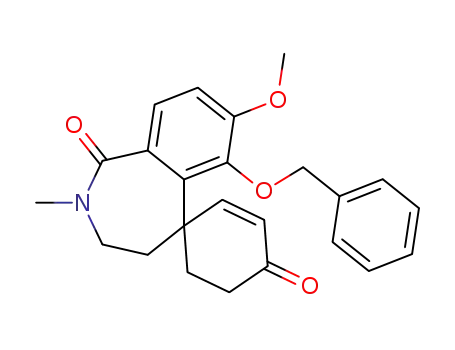 7-benzyloxy-8-methoxy-12-methyl-12-aza-benzo[h]spiro[5.6]dodec-1-ene-3,11-dione