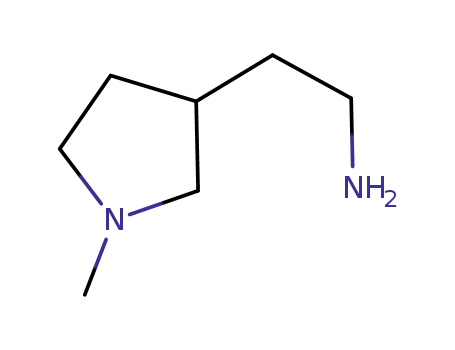 Molecular Structure of 774213-88-6 (3-Pyrrolidineethanamine,1-methyl-(9CI))