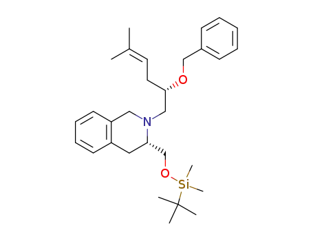 (2'S,3S)-2-(2'-benzyloxy-5'-methylhex-4'-enyl)-3-(tert-butyldimethylsilyloxymethyl)-1,2,3,4-tetrahydroisoquinoline