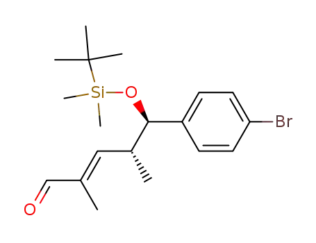 2-Pentenal,
5-(4-bromophenyl)-5-[[(1,1-dimethylethyl)dimethylsilyl]oxy]-2,4-dimethyl-,
(2E,4R,5R)-