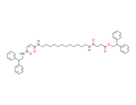 <i>N</i>-{12-[3-(2,2-diphenyl-ethylcarbamoyl)-acryloylamino]-dodecyl}-succinamic acid 2,2-diphenyl-ethyl ester