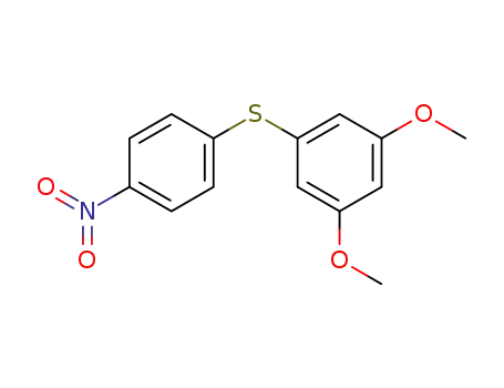 Molecular Structure of 231287-67-5 ((3,5-dimethoxyphenyl)(4-nitrophenyl)sulfide)