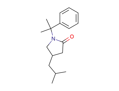 4-isobutyl-1-(1-methyl-1-phenyl-ethyl)-pyrrolidin-2-one