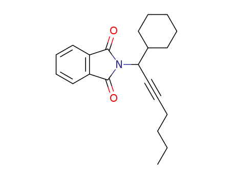 1H-Isoindole-1,3(2H)-dione, 2-(1-cyclohexyl-2-heptynyl)-