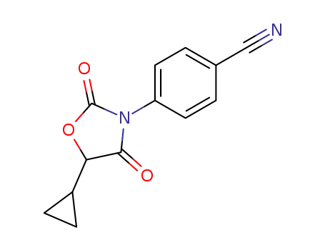 3-(4-cyanophenyl)-5-cyclopropyloxazolidin-2,4-dione