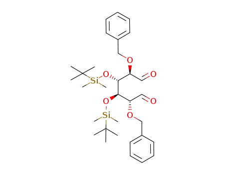 2,5-di-O-benzyl-3,4-bis-O-(tert-butyldimethylsilyl)-L-ido-hexodialdose