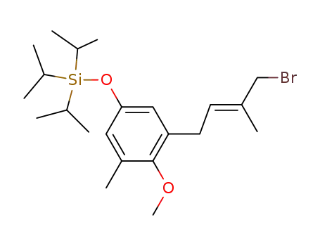 (E)-[3-(4-bromo-3-methylbut-2-enyl)-4-methoxy-5-methylphenoxy]-triisopropylsilane
