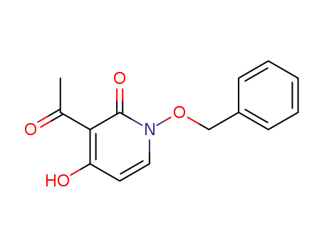 2(1H)-Pyridinone, 3-acetyl-4-hydroxy-1-(phenylmethoxy)-