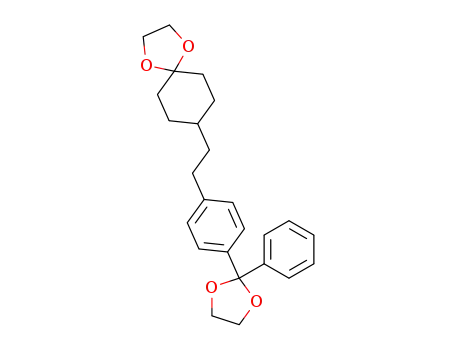 1,4-Dioxaspiro[4.5]decane,
8-[2-[4-(2-phenyl-1,3-dioxolan-2-yl)phenyl]ethyl]-