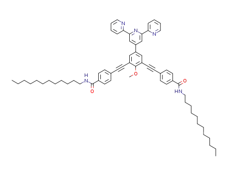 N,N'-didodecyl-4,4'-{[2-methoxy-5-(2,2':6',2''-terpyridin-4'-yl)benzene-1,3-diyl]bis(ethyne-2,1-diyl)}dibenzamide