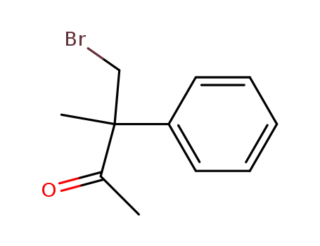Molecular Structure of 17798-86-6 (2-Butanone, 4-bromo-3-methyl-3-phenyl-)