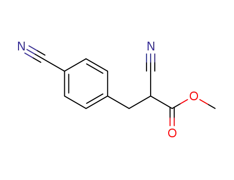 methyl 2-cyano-3-(4-cyanophenyl)propanoate