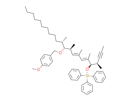 (4R,5R,6E,8E,10S,11R,12S)-4,6,8,10,12-pentamethyl-5-(triphenylsiloxy)-11-(4-methoxybenzyloxy)-6,8-docosadiene-2-yne