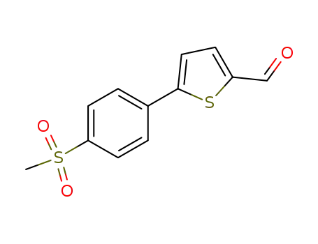 5-(4-(methylsulfonyl)phenyl)thiophene-2-carbaldehyde