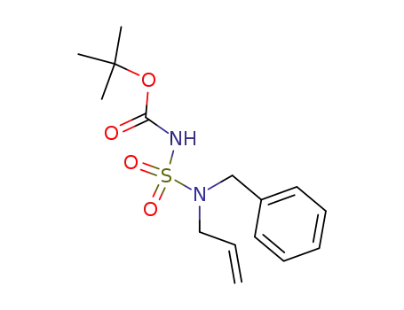 Molecular Structure of 606926-51-6 (Carbamic acid, [[(phenylmethyl)-2-propenylamino]sulfonyl]-,
1,1-dimethylethyl ester)