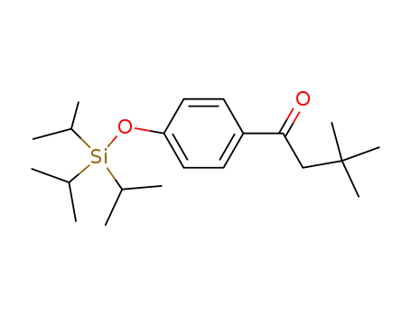 3,3-dimethyl-1-(4-triisopropylsilanyloxy-phenyl)-butan-1-one