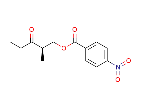 3-Pentanone, 2-methyl-1-[(4-nitrobenzoyl)oxy]-, (2R)-