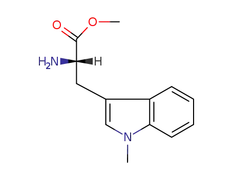 Molecular Structure of 724-42-5 (L-Tryptophan, 1-methyl-, methyl ester)