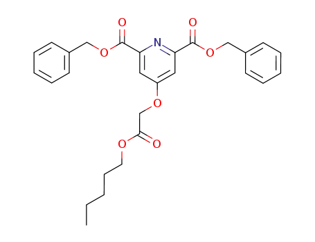 Molecular Structure of 696609-70-8 (dibenzyl 4-pentyloxycarbonylmethoxypyridine-2,6-dicarboxylate)
