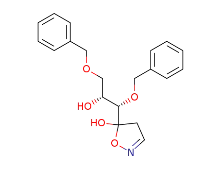 5-((1S,2R)-1,3-Bis-benzyloxy-2-hydroxy-propyl)-4,5-dihydro-isoxazol-5-ol