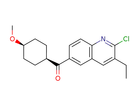 (2-Chloro-3-ethylquinolin-6-yl)-(4-methoxycyclohexyl)methanone