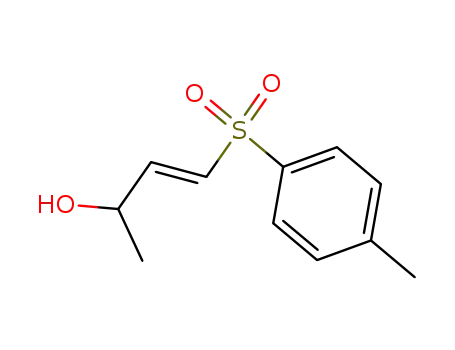 Molecular Structure of 118356-25-5 (3-Buten-2-ol, 4-[(4-methylphenyl)sulfonyl]-, (E)-)