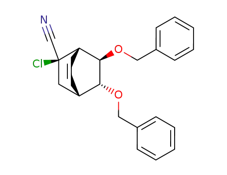 Bicyclo[2.2.2]oct-5-ene-2-carbonitrile,
2-chloro-7,8-bis(phenylmethoxy)-, (1S,2R,4R,7R,8R)-