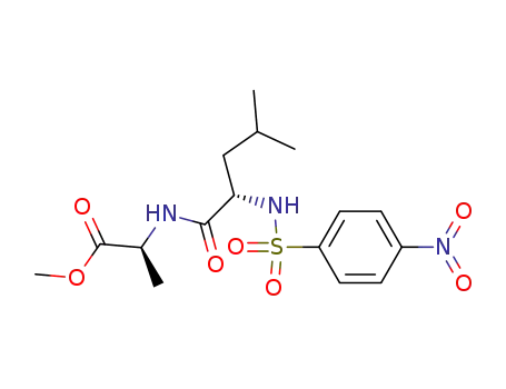 methyl (((4-nitrophenyl)sulfonyl)-L-leucyl)-L-alaninate