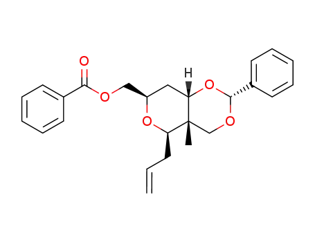 (2R,4aR,5R,7R)-5-allyl-4a-methyl-2-phenyltetrahydropyrano[4,3-d][1,3]dioxan-7-ylmethyl benzoate