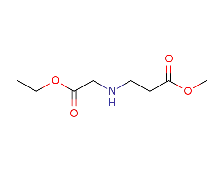 Molecular Structure of 215233-92-4 (3-(ethoxycarbonylmethylamino)propionic acid methyl ester)