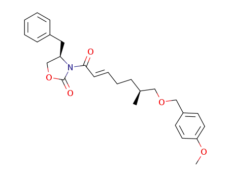 (R)-3-((S,E)-7-(4-methoxybenzyloxy)-6-methylhept-2-enoyl)-4-benzyloxazolidin-2-one