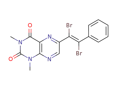 2,4(1H,3H)-Pteridinedione,
6-[(1E)-1,2-dibromo-2-phenylethenyl]-1,3-dimethyl-