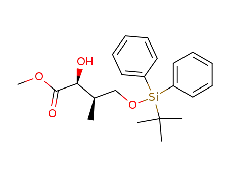 (2S,3R)-4-(tert-Butyl-diphenyl-silanyloxy)-2-hydroxy-3-methyl-butyric acid methyl ester