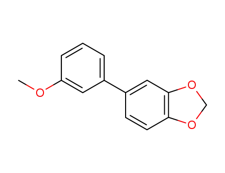 Molecular Structure of 89346-89-4 (1,3-Benzodioxole, 5-(3-methoxyphenyl)-)