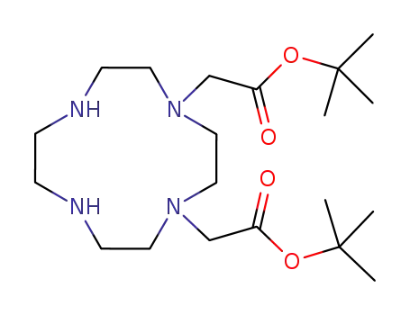Molecular Structure of 507475-91-4 (1,4,7,10-Tetraazacyclododecane-1,4-diacetic acid,
bis(1,1-dimethylethyl) ester)