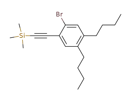 1-bromo-4,5-dibutyl-2-trimethylsilylethynylbenzene