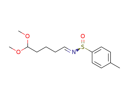 (S)-(+)-N-(5,5-dimethoxypentanylidene)-p-toluenesulfinamide
